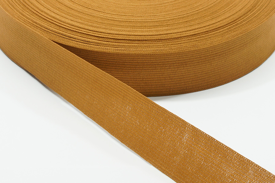 Тасьма 32 мм Лента в'язана золотистий