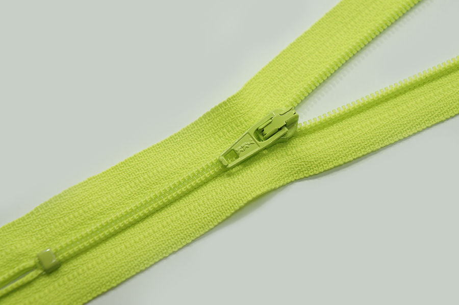 Блискавка YKK Тип 3 салатовий кислотний 18 см