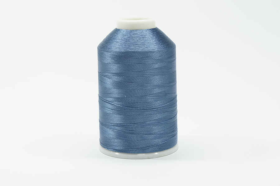 Нитки вишивальні Royal 5000 м віскоза 100% сіро-синій С443