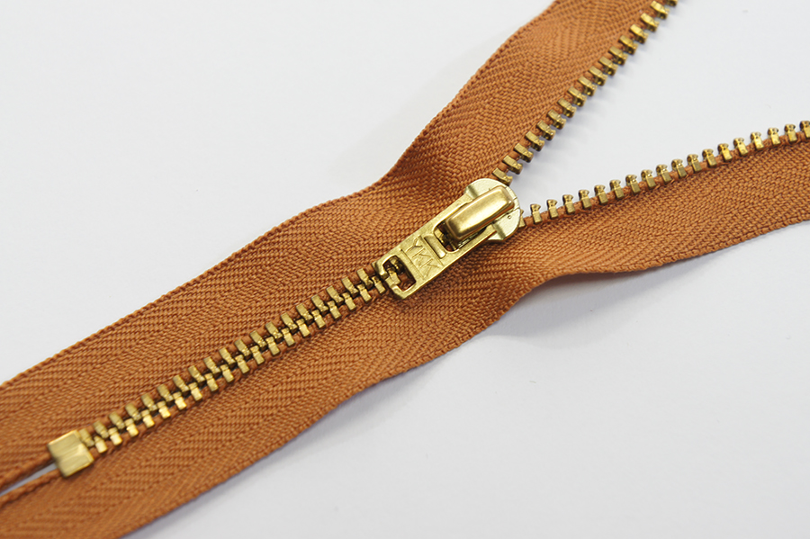 Блискавка YKK Тип 3, нероз'ємні рудий 12 см YGRC-12-808-GSN8