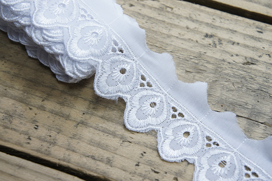 Прошва бавовна 40 мм SinemBro прошва білий 501-40-999