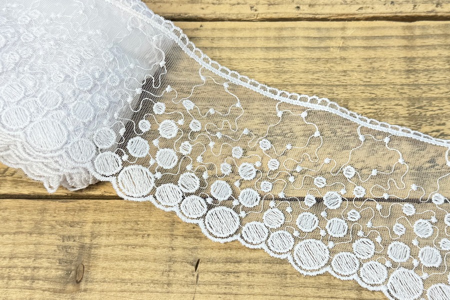 Мереживо блюмарин 105 мм SinemBro білий