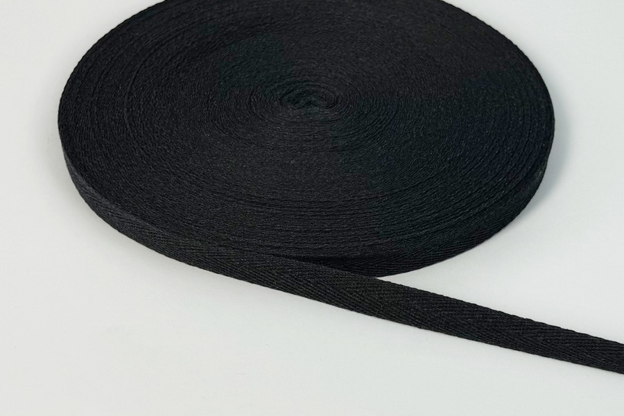 Стрічка кіперна 15 мм сірий темний