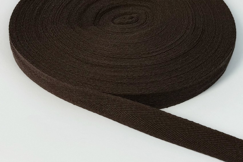 Стрічка кіперна 25 мм коричневий