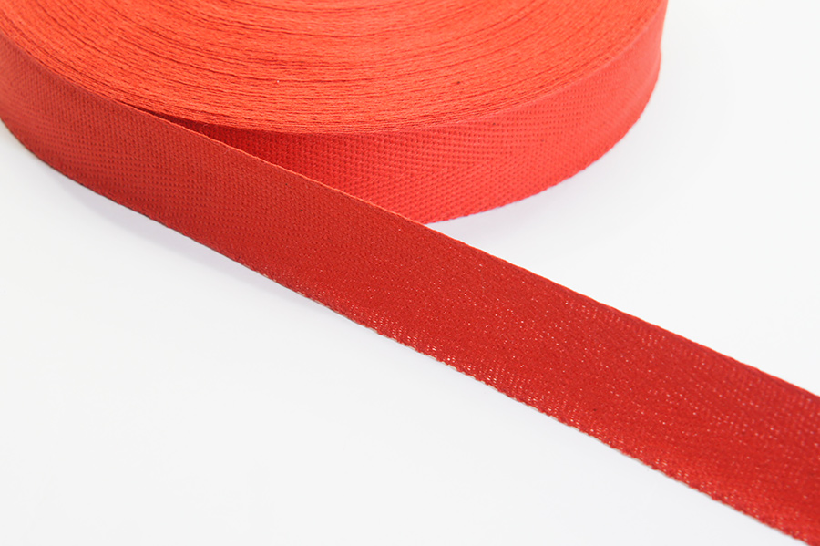 Стрічка кіперна 17 мм Лента червоний