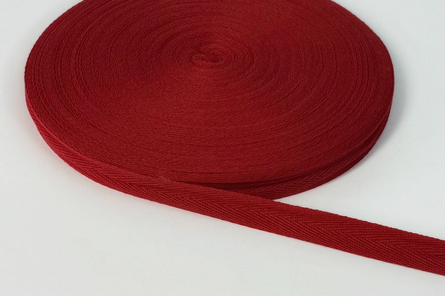 Стрічка кіперна 20 мм червоний
