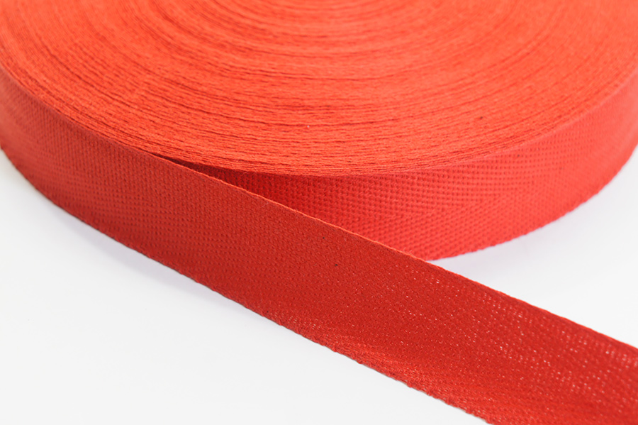 Стрічка кіперна 25 мм Лента червоний