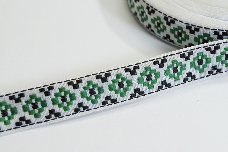 Тасьма 17 мм білий 4В124-15-287/000