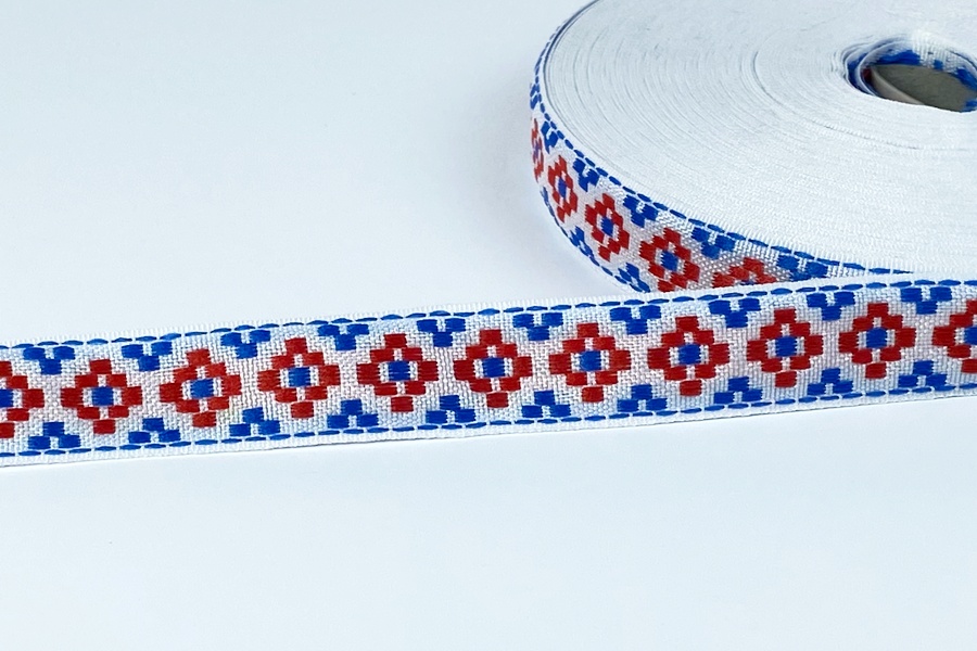 Тасьма 17 мм білий 4В124-17-200/595