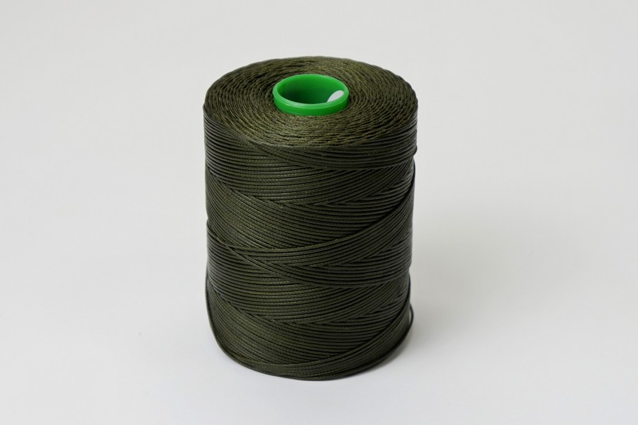 Нитки швейні Amann вощена болотний темний 1.2 мм