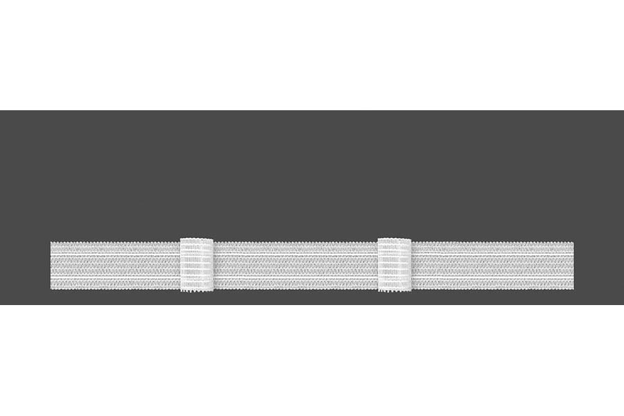 Тасьма для збірки 25 мм велкро, коеф. 1:1,5, рівномірна