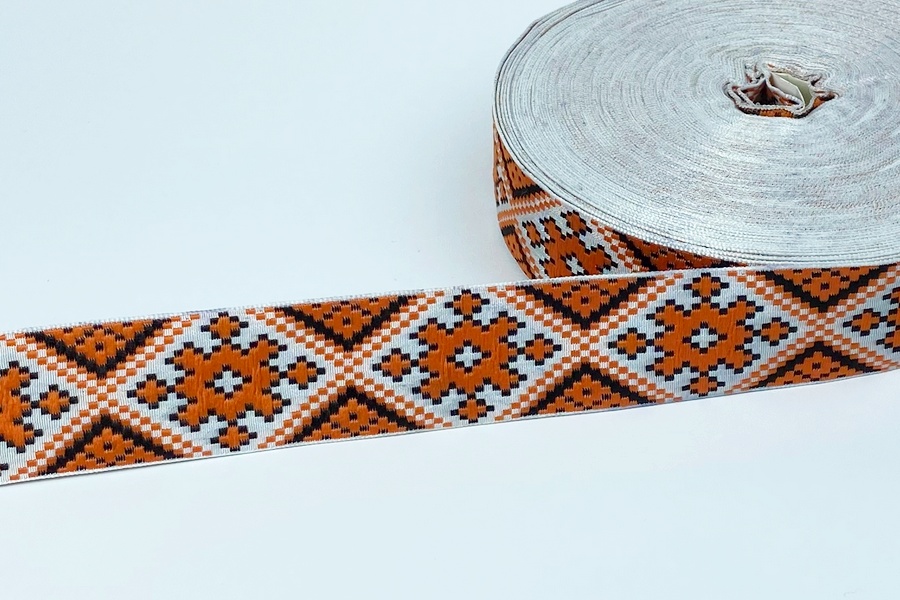 Тасьма 32 мм оранжевий