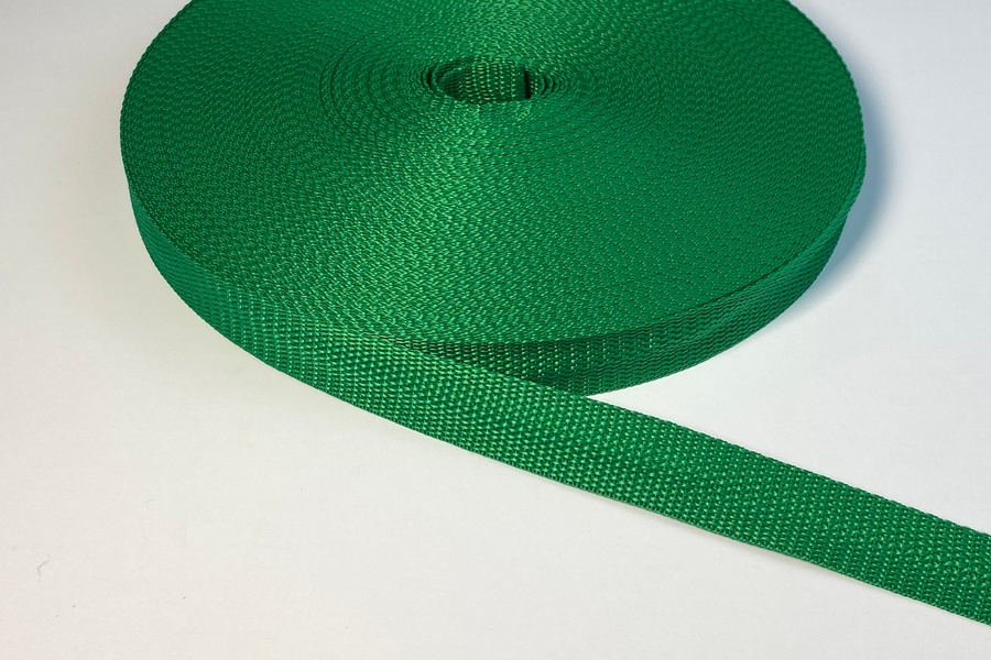 Стрічка 25 мм зелений світлий