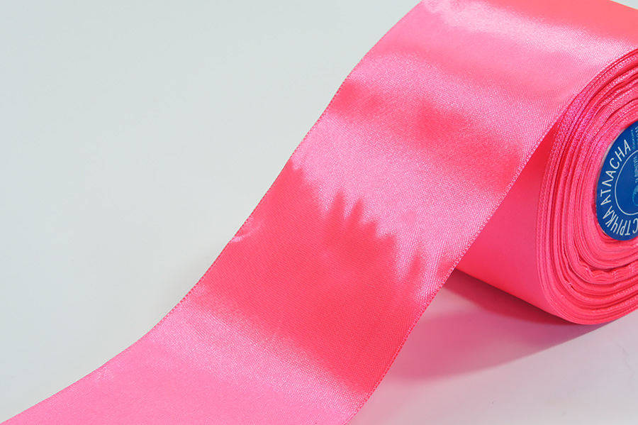 Стрічка 75 мм MH рожевий яскравий