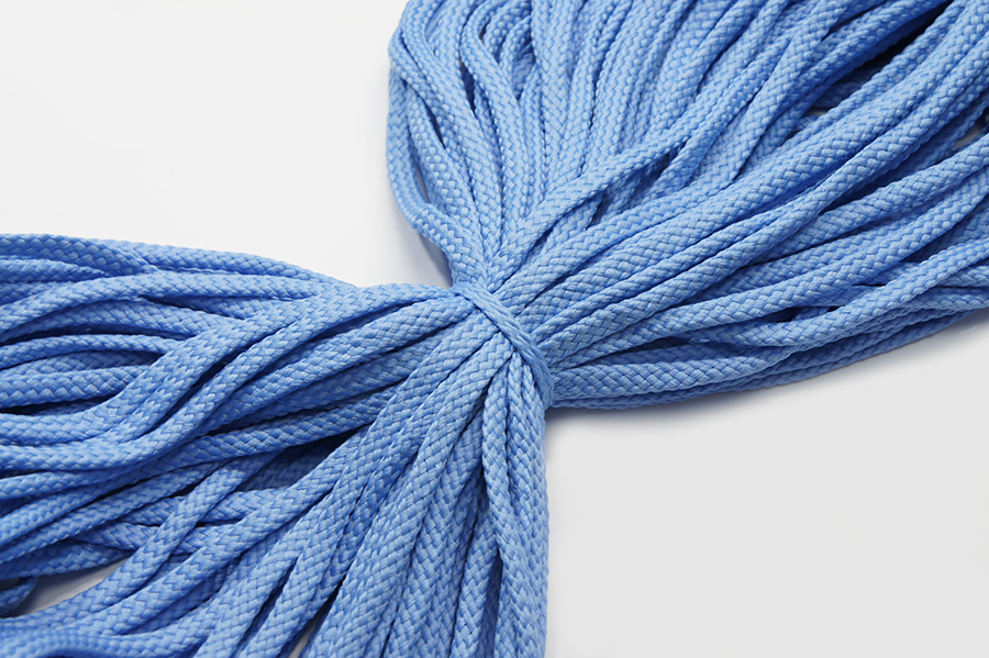 Шнур 7.0 мм для взуття 6-853 блакитний світлий