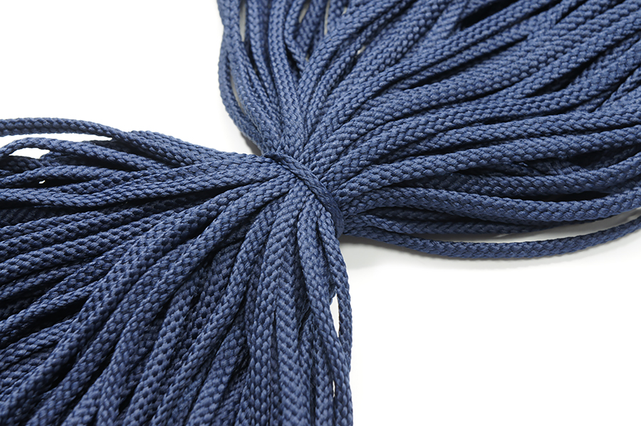 Шнур 7.0 мм для взуття 6-853 Лента синій темний