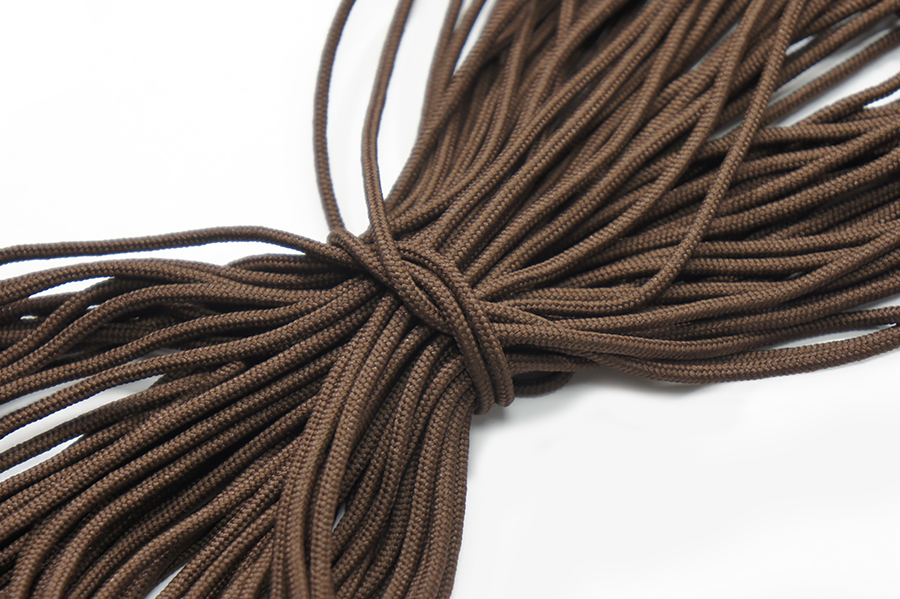 Шнур 3.0 мм для взуття 6-854 коричневий темний