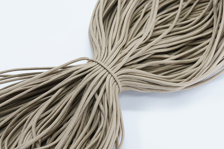 Шнур 3.0 мм для взуття 6-854 бежевий золотистий