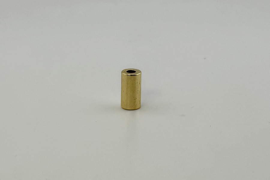 Наконечник для шнура 8х15 мм Mertbutton одинарний золото