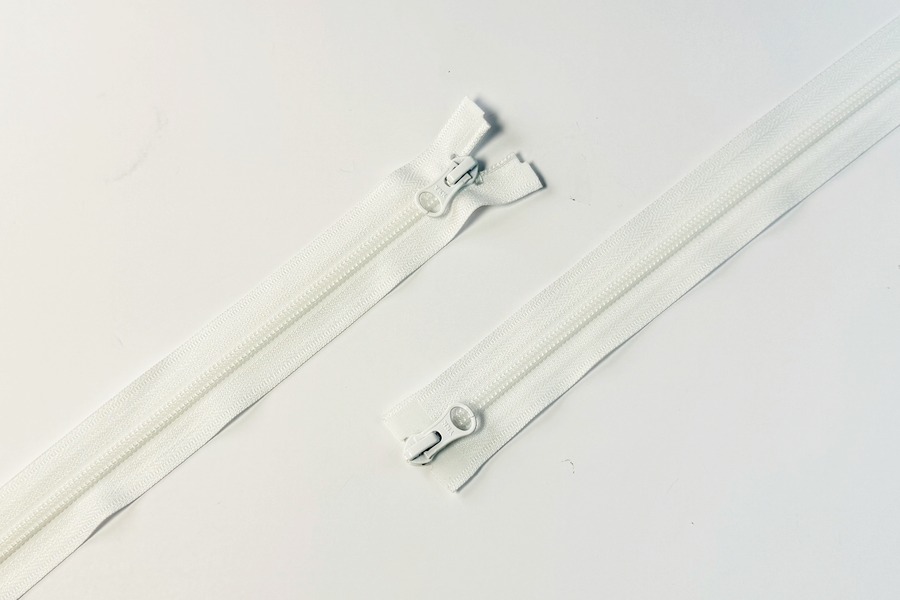 Блискавка YKK Тип 5, 2 замка білий 75 см CIFMR-75-501-DA8LHD-DAG8