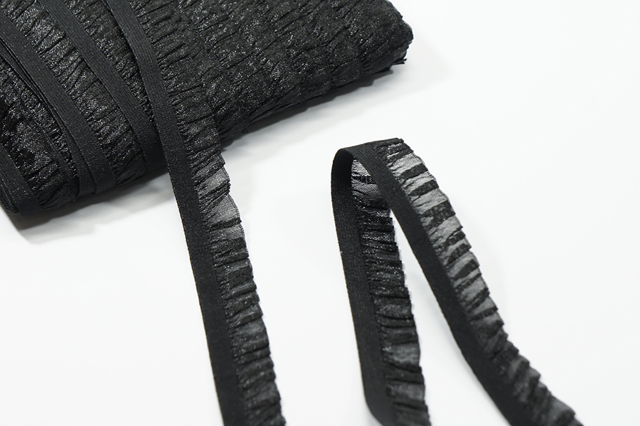 Тасьма еластична 20 мм декоративна чорний