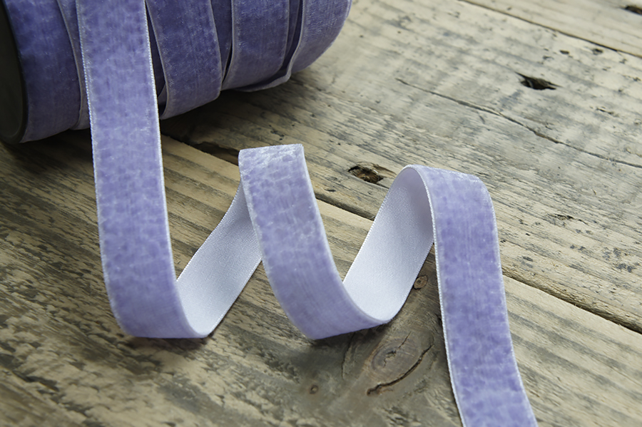 Тасьма 20 мм з відтиском бузковий фіолетовий