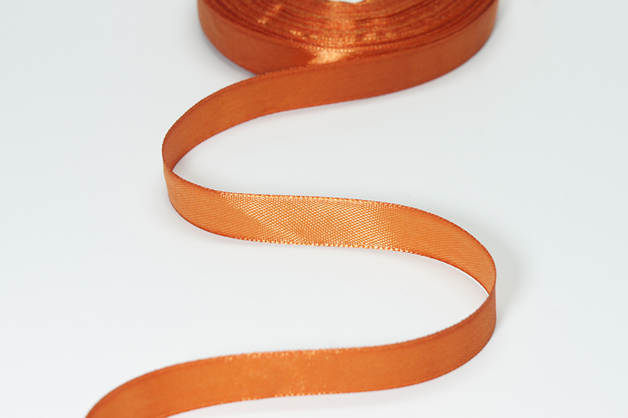 Стрічка 12 мм MH оранжевий рудий темний