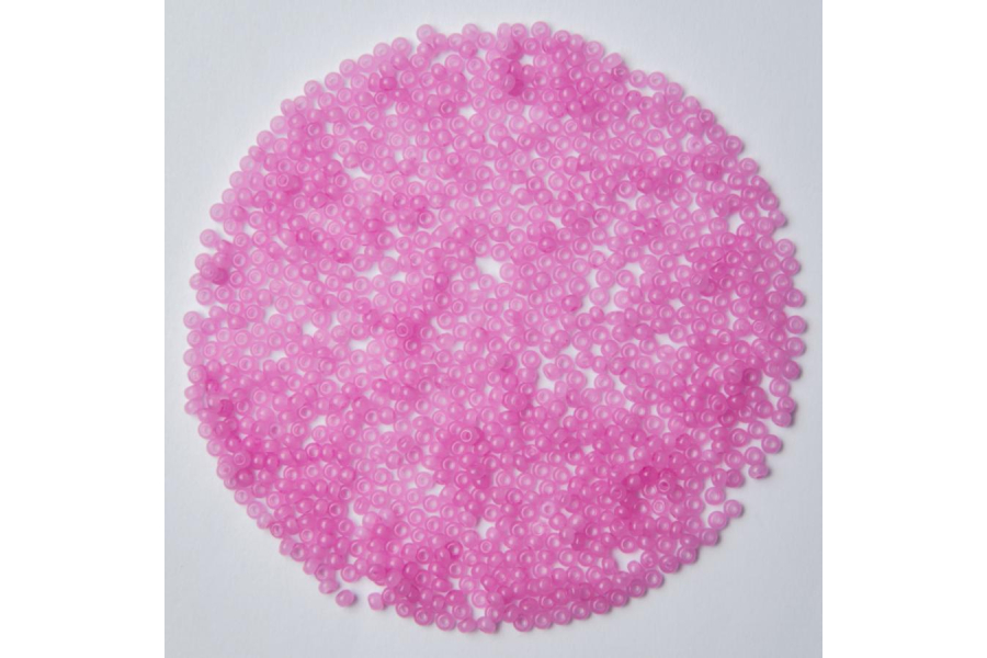 Бісер Preciosa 02192 №10 алебастр сольгель рожевий 2,3 мм