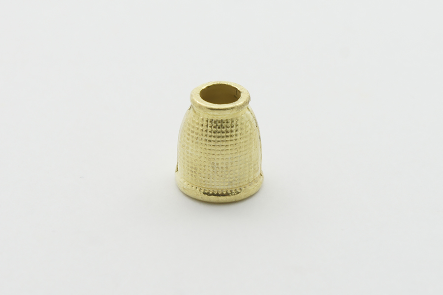 Наконечник для шнура 5 мм Mertbutton золото MTL 109-gold