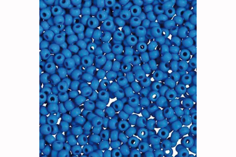 Бісер Preciosa 33210/1-5 №10 непрозорий матовий волошковий світлий 2,3 мм