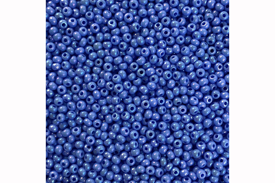 Бісер Preciosa 34020 №10 непрозорий райдуга бузковий фіолетовий 2,3 мм