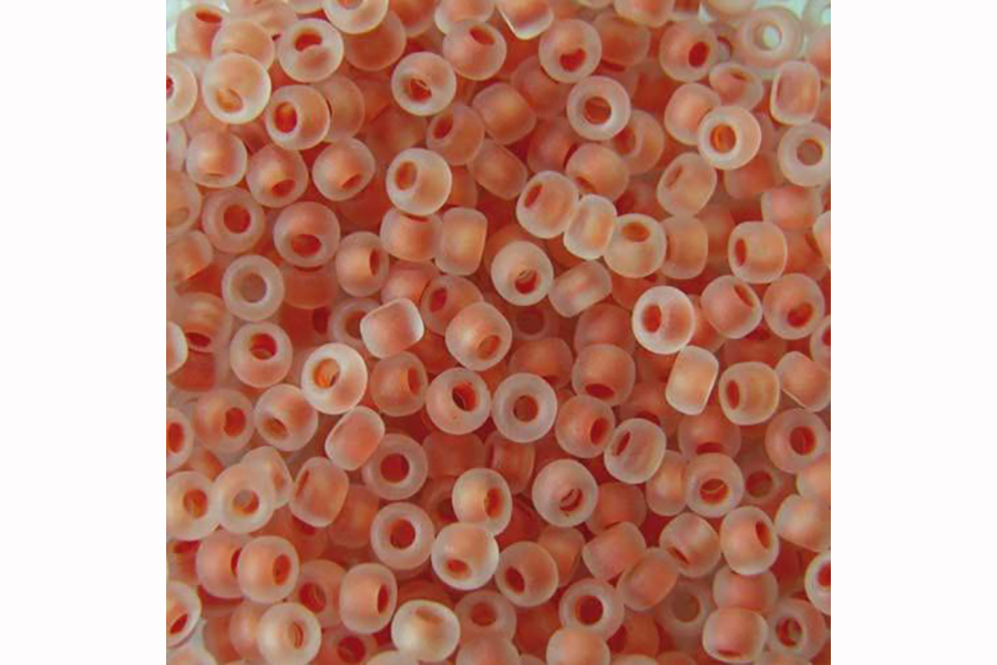 Бісер Preciosa 38389 №10 прозорий матовий оранжевий 2,3 мм