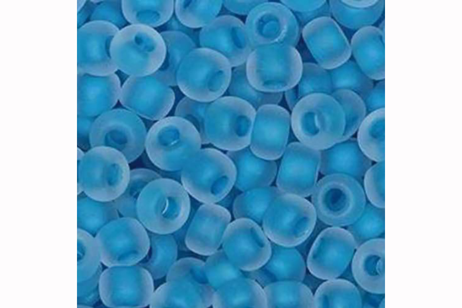 Бісер Preciosa 38336 №10 прозорий матовий волошковий світлий 2,3 мм