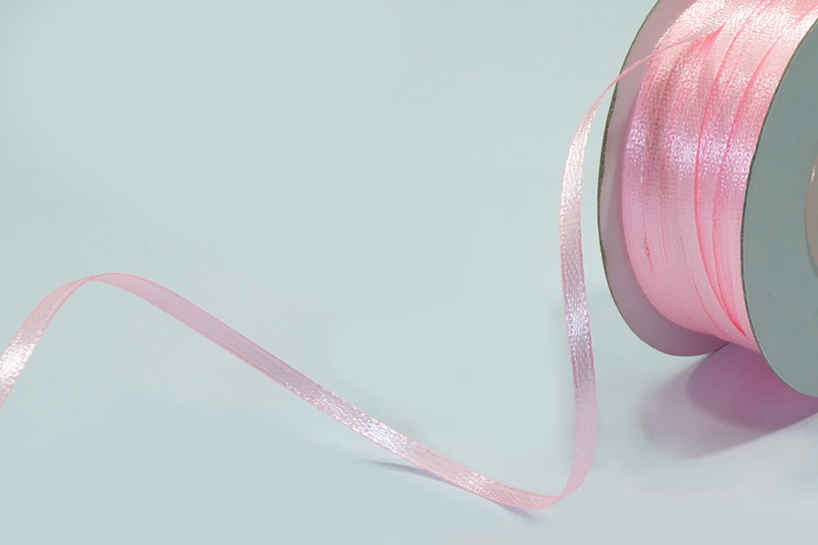 Стрічка на катушці 3 мм MH рожевий