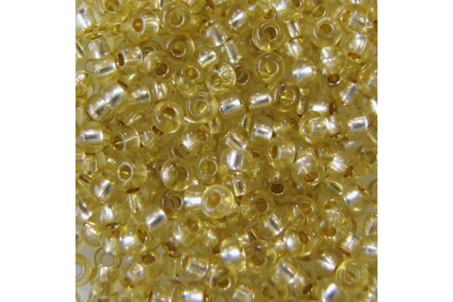 Бісер Preciosa 78151 №10 прозорий сольгель золото 2,3 мм