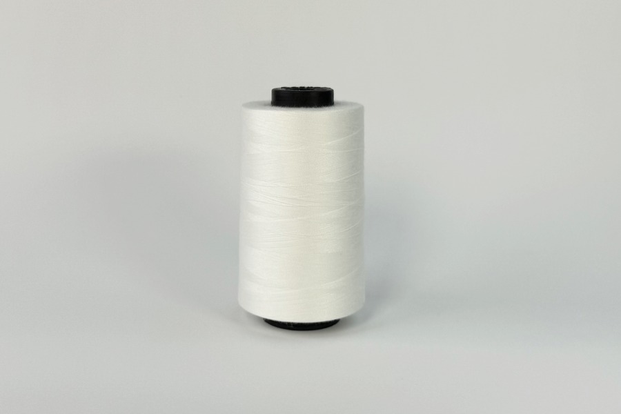 Нитки швейні №28/2 Barva армовані поліестер 100% білий 5000 м 999F
