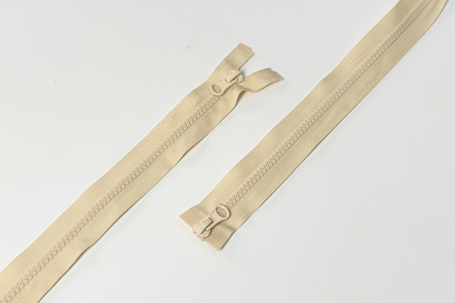 Блискавка MH Тип 5, 2 замка персиковий блідий 75 см