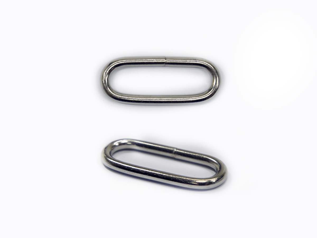 Рамка 50х18х5 овал Castiglioni нікель 50 мм