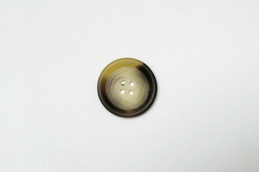 Гудзик 28 мм Mertbutton 4 отвори класичний різнокольоровий 2607-44-12