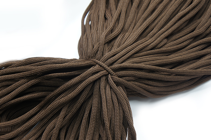 Шнур 4.0 мм для взуття 1-36 коричневий темний