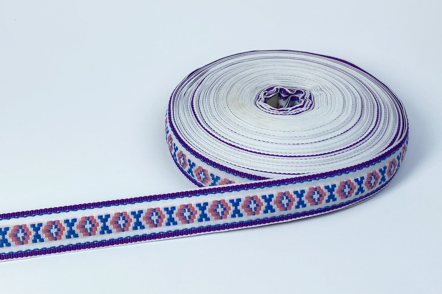 Тасьма 23 мм блакитний яскравий 2В165-45-1216/1201