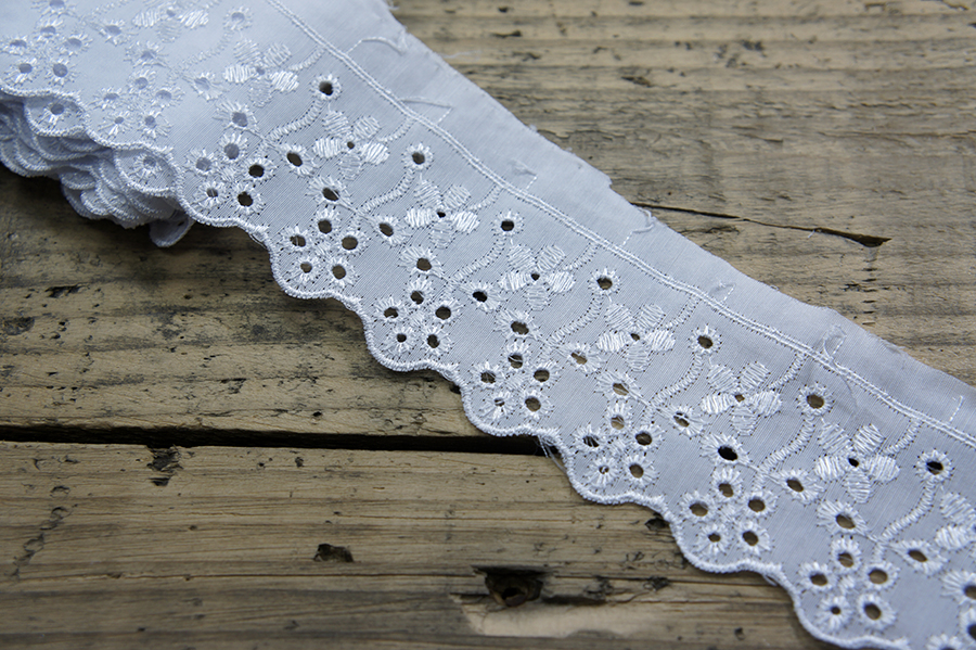 Прошва бавовна 65 мм SinemBro прошва білий 1864-65-999