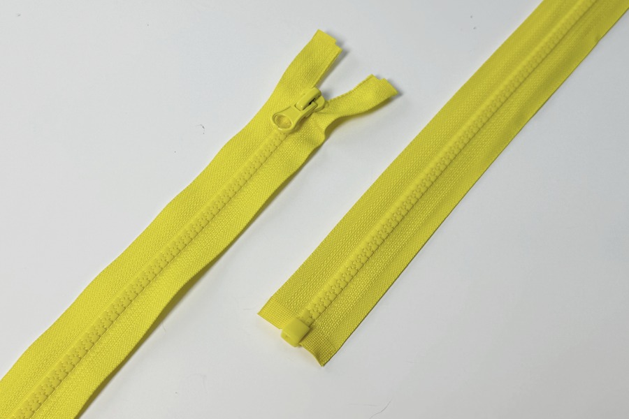 Блискавка MH Тип 5, 1 замок жовтий лимонний яскравий 40 см