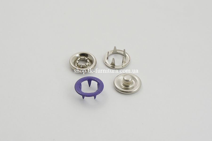 Кнопка 9 мм Spring Castiglioni бузковий фіолетовий