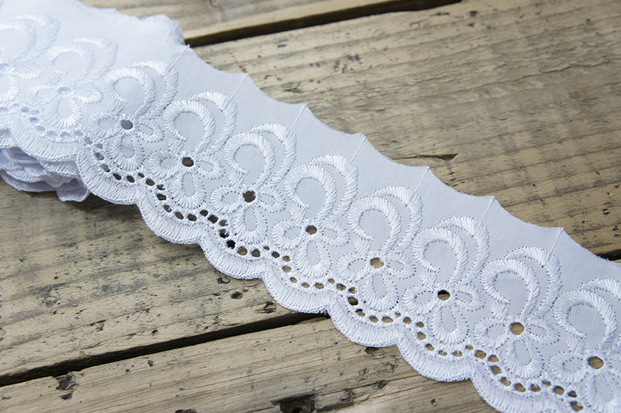 Прошва бавовна 70 мм SinemBro прошва білий 28940-70-999