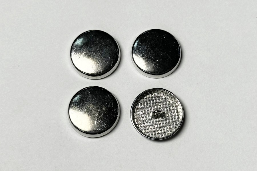 Гудзик на ніжці 25 мм Mertbutton нікель CN-26