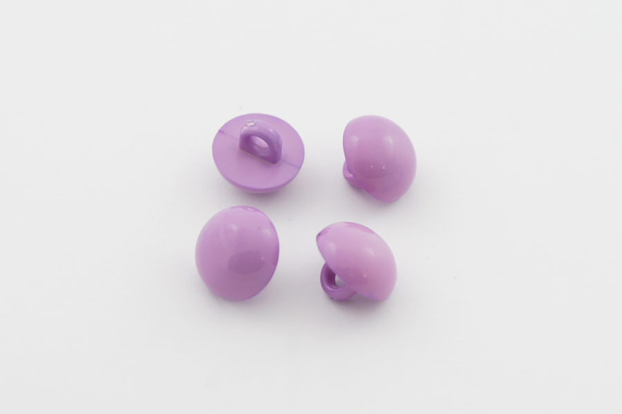 Гудзик на ніжці 10 мм Mertbutton однотонний бузковий