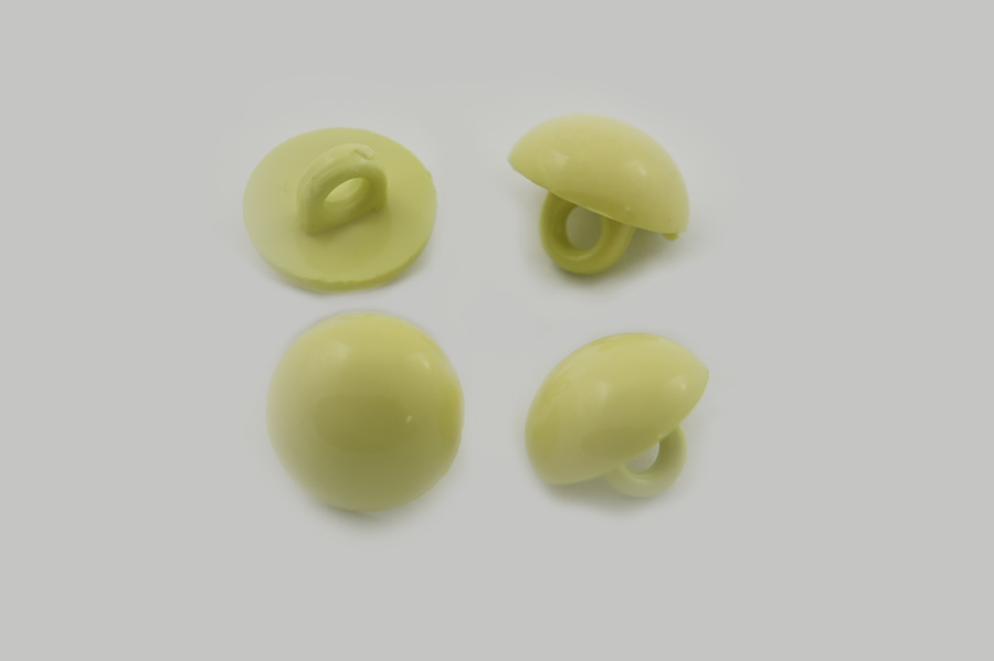 Гудзик на ніжці 10 мм Mertbutton однотонний салатовий світлий яскравий