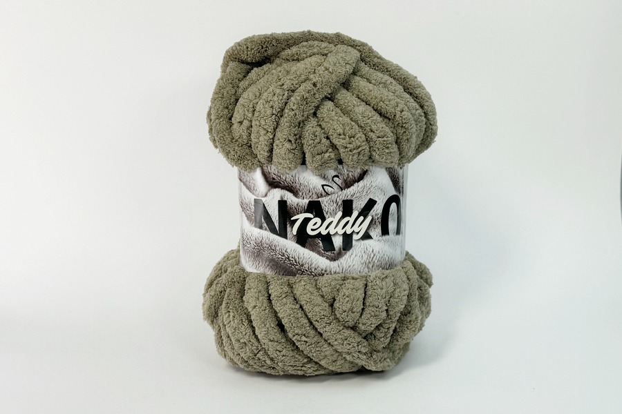 Пряжа NAKO Teddy поліестер 100% бежевий полиновий 22м(200гр)