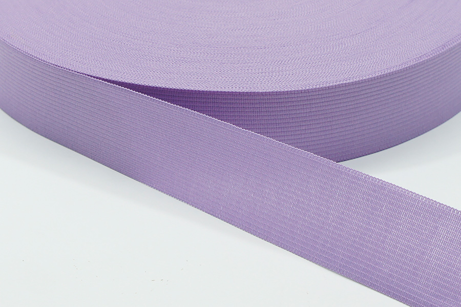 Тасьма 32 мм Лента в'язана бузковий